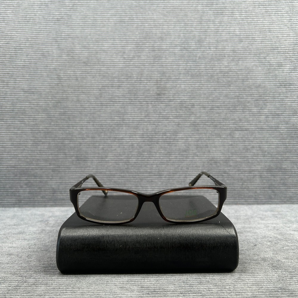 Joseph Abboud JOE4004 Tobacco Brown Tortoise Rectangular Y2k Eyeglass Frames
